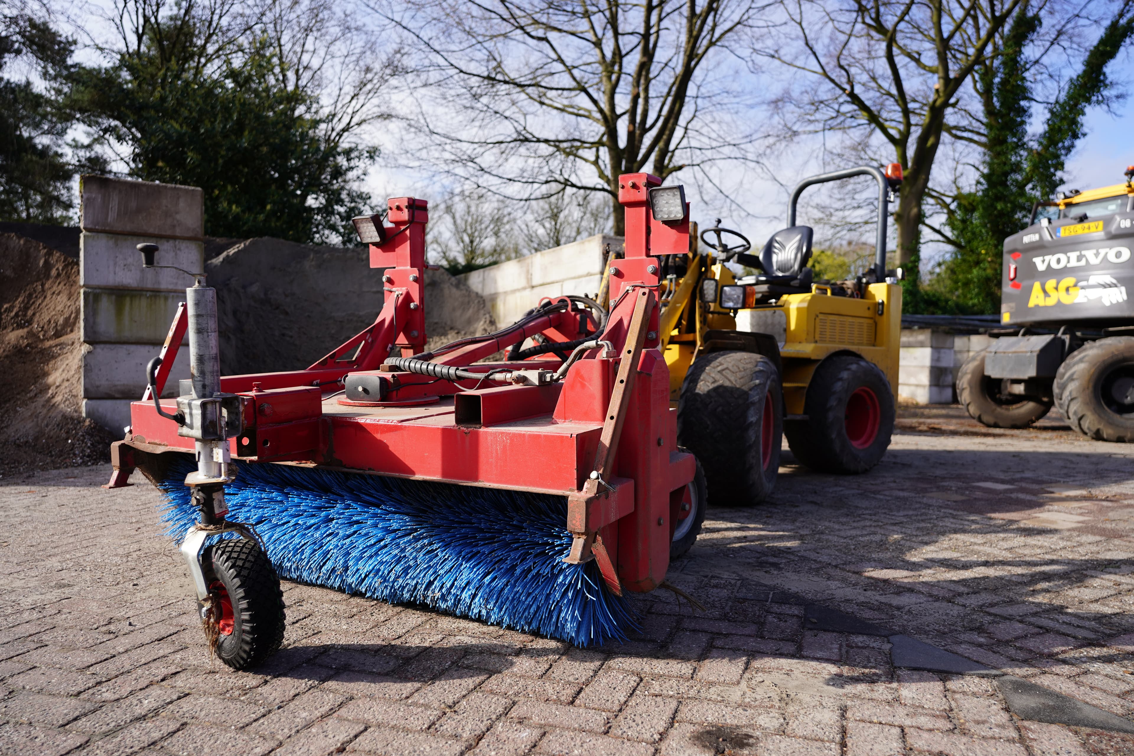 Professionele projectfoto van ASG Grondverzet op locatie